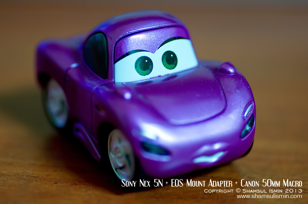Sony Nex 5N + EOS Mount Adapter + Canon 50mm Macro